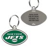 Collars, Leads & Accessories Pets First, Inc. | Nfl New York Jets Dog Tag