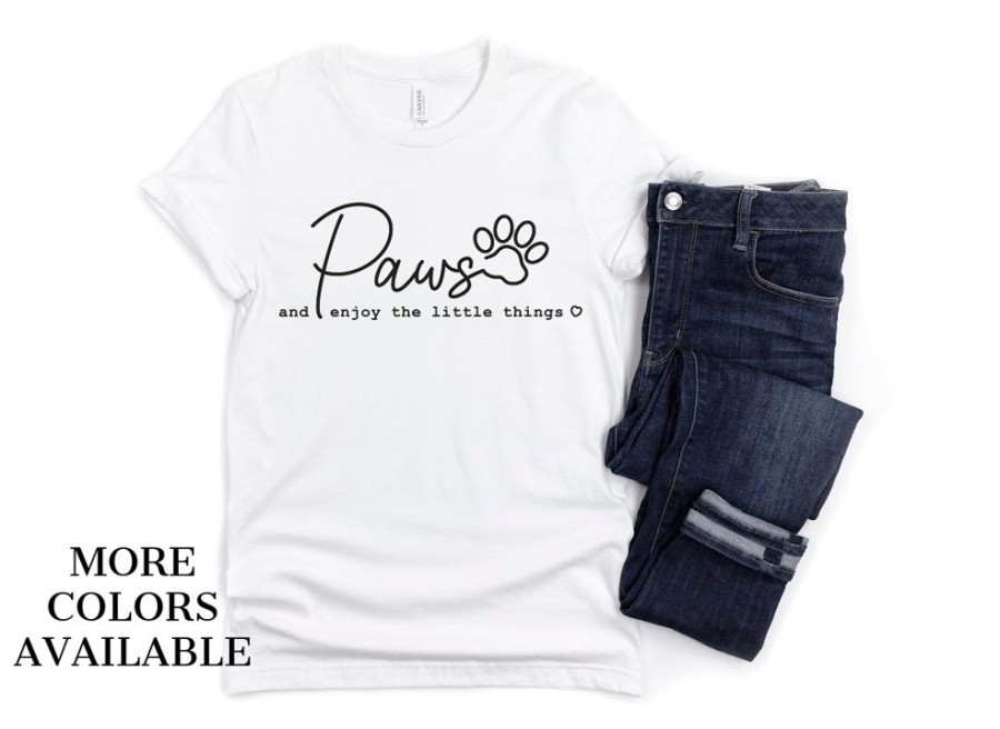 Stuff For Humans Paisley Paw Designs | Shirt | People Shirts | Printed Tshirt | Human Dog Gear | Unisex | Paws And Enjoy