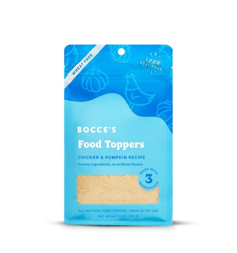 Pet Food Bocce's Bakery | Bocce'S Bakery Chicken & Pumpkin Food Topper 8Oz