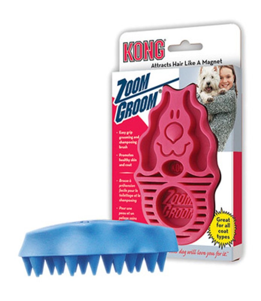 Toys & Playthings KONG® | Kong® Zoomgroom® Brush