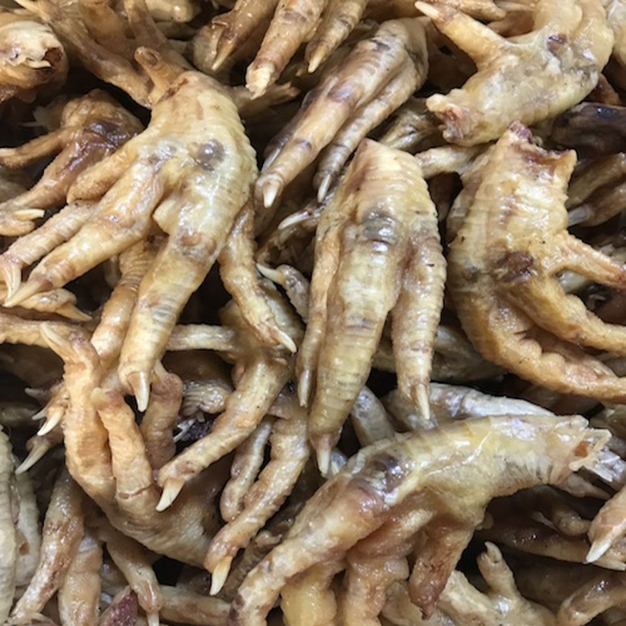 Treats Bare Bites | Bulk Bare Feet Dehydrated Chicken Feet (50Count) - Item# 28019