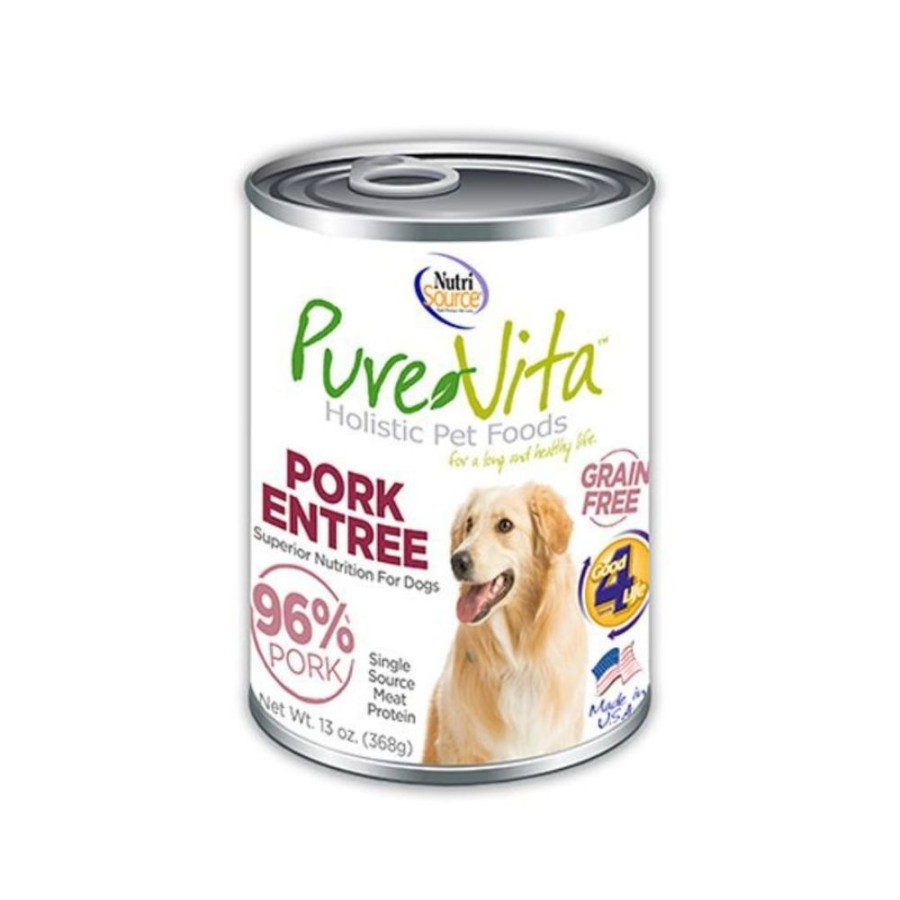 Pet Food PureVita | Pure Vita Dog Grain Free Pork & Pork Liver 13Oz