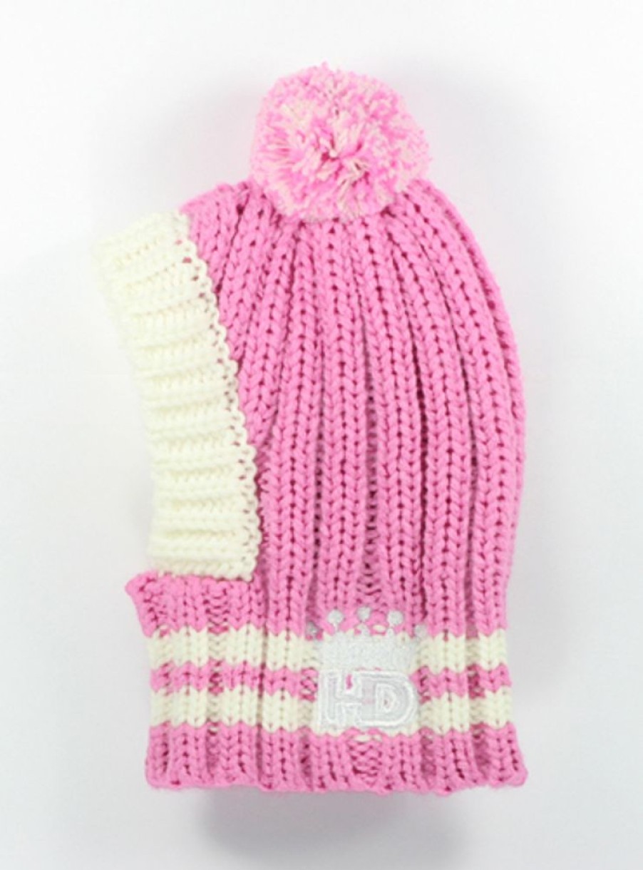 Pet Apparel Hip Doggie Inc. | Hd Crown Knit Hat - Pink