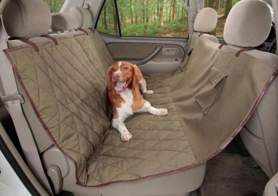 Travel SOLVIT - Solutions for Pets | Solvit Products Happy Ride Hammock Seat Cover Tan One Size