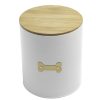 Bowls & Feeding Supplies Park Life Designs | Hector White Treat Canister