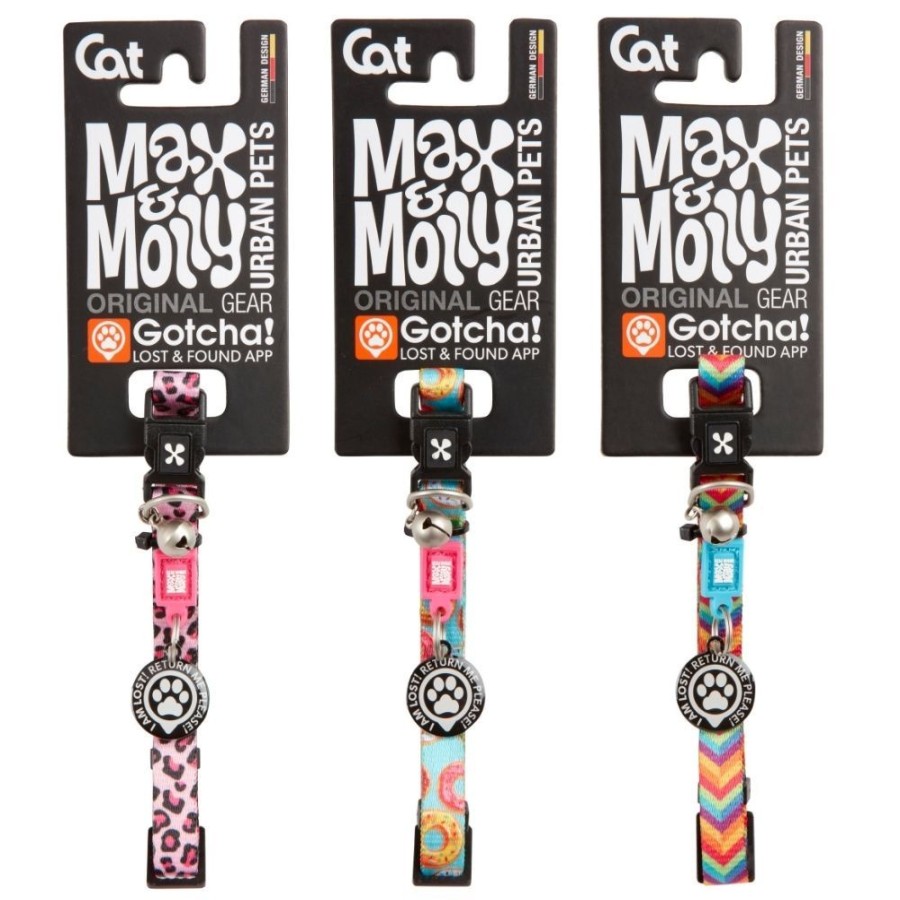 Collars, Leads & Accessories Max & Molly | Max & Molly Cat Collars, Smart Id, Breakaway Buckle & Bell