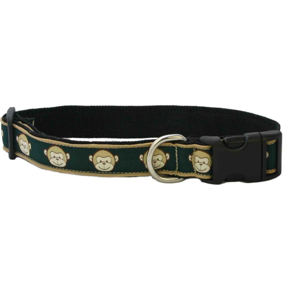 Collars, Leads & Accessories Good Dog Company | Hemp Collars, Leashes Monkey Emerald