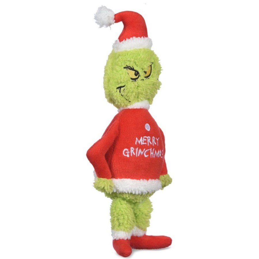 Toys & Playthings Dr. Seuss | Dr. Seuss: Holiday Merry Grinchmas Grinch Plush Squeaker Toy