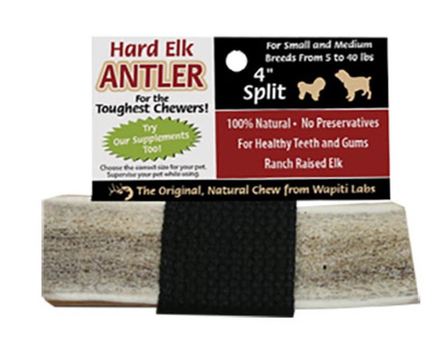 Treats Wapiti Labs | 4" Split - Wapiti Labs Elk Antler Chews