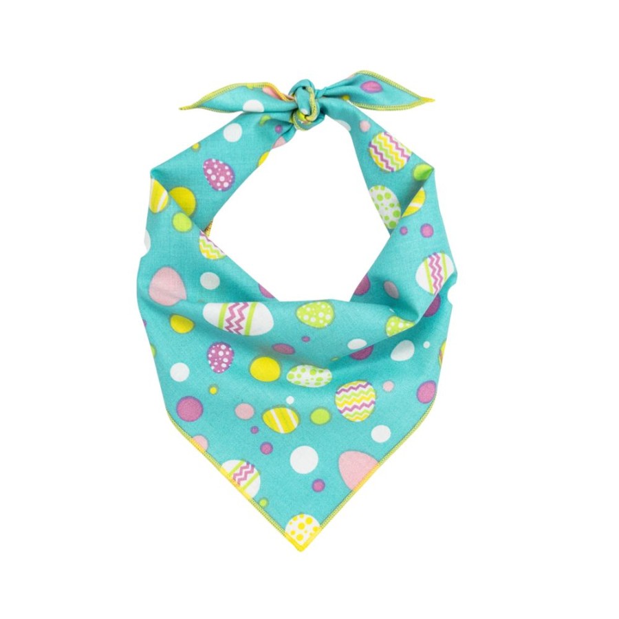 Collars, Leads & Accessories Paisley Paw Designs | Easter Bandana, Egg Bandana, Spring Bandana, Tie Dog Bandana