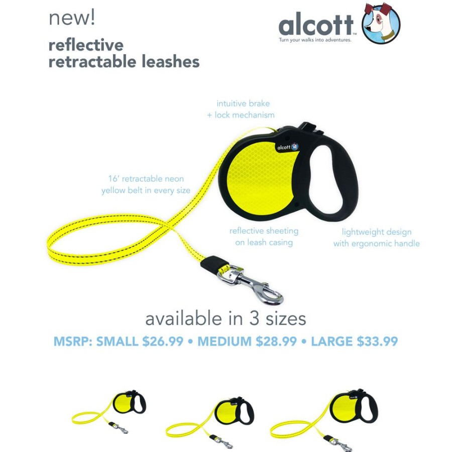 Collars, Leads & Accessories alcott™ | Adventure Visibility Retractable Leash