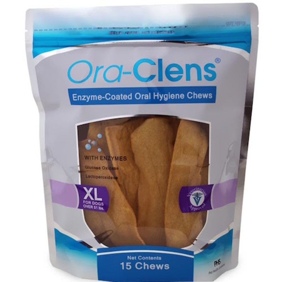 Treats Pet Health Solutions™ | Ora-Clens Oral Hygiene Chews X-Large (15 Chews)