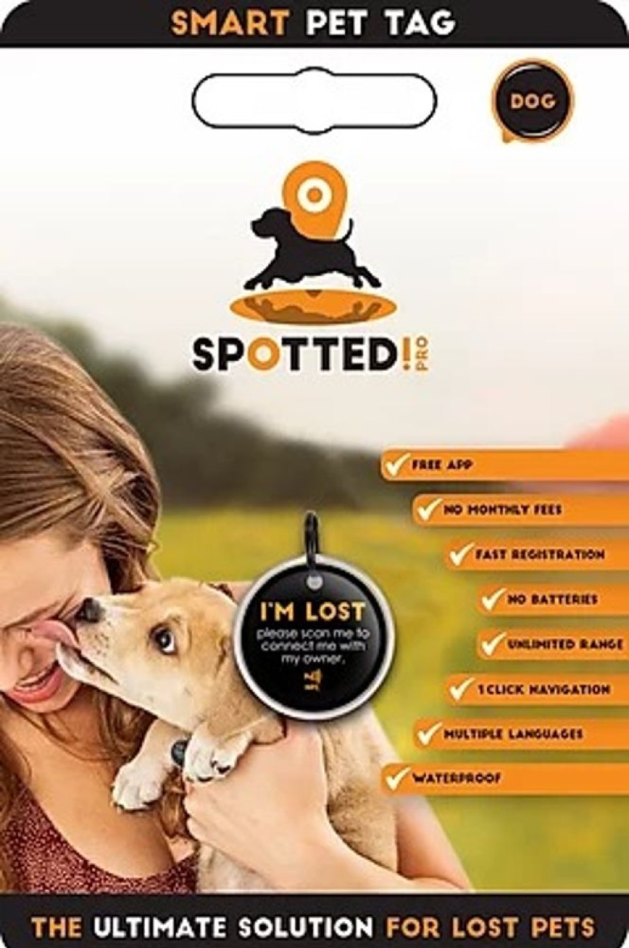 Collars, Leads & Accessories PetSport | Spotted! Pro Smart Pet Tag