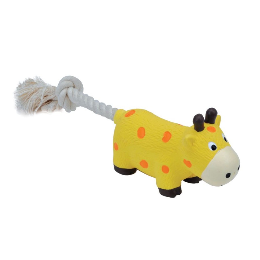 Toys & Playthings Li'l Pals® | 8" Giraffe Li'L Pals® Latex & Rope Toy