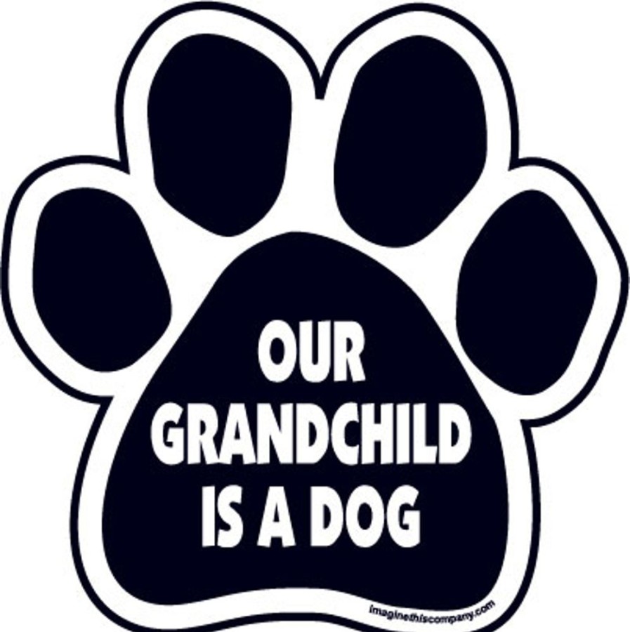 For The Home Imagine This Company | Our Grandchild Is A Dog Paw Magnets