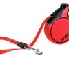 Collars, Leads & Accessories KONG® Leashes | Kong Retractable Leash Terrain Red - 4 Sizes