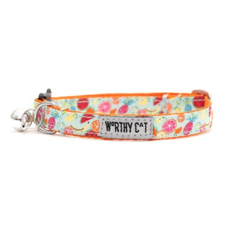 For Cats & Other Critters The Worthy Dog | Tutti Frutti Cat Collar