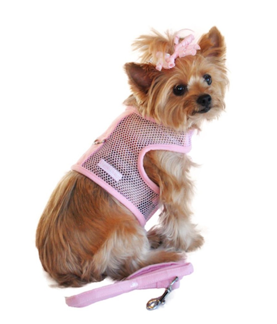 Harnesses Doggie Design, Inc. | Cool Mesh Dog Harness - Solid Pink