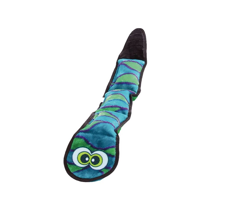 Toys & Playthings Outward Hound® | Blue Invincible Snake Dog Toy