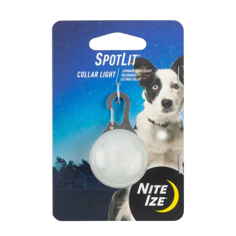 Collars, Leads & Accessories Nite-Ize® | Nite Ize - Spotlit Collar Light - White