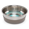 Bowls & Feeding Supplies Messy Mutts™ | Messy Mutts Heavy Stainless Bowl W/Removable Silicone Base Large