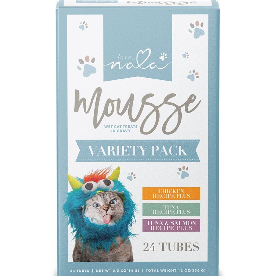 For Cats & Other Critters Love, Nala | Sachet Variety Pack Plus, Pack Of 24 Tubes