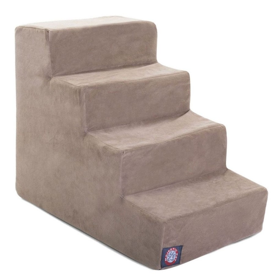 For The Home Majestic Pet Products | Stone Faux Suede Pet Stairs (4 Steps)