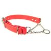 Collars, Leads & Accessories Sleepy Pup | Red Softgrip Adjustable Martingale Chain Collar