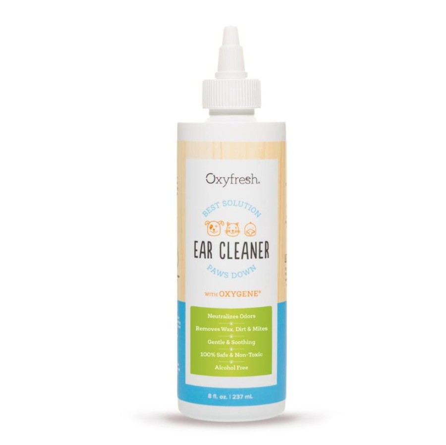 Grooming & Shampoos Oxyfresh | Pet Ear Cleaner- Alcohol Free & No Rinse By Oxyfresh - 8 Oz. Bottle