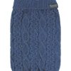 Pet Apparel (Continued) Parisian Pet® | Cable Knit Sweater, Navy Blue