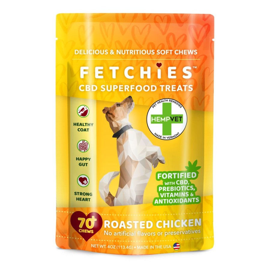 Treats Fetchies™ | Fetchies Cbd Superfood Treats, Roasted Chicken, 4Oz