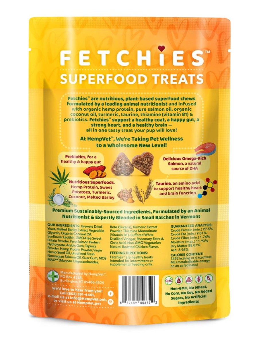 Treats Fetchies™ | Fetchies Cbd Superfood Treats, Roasted Chicken, 4Oz