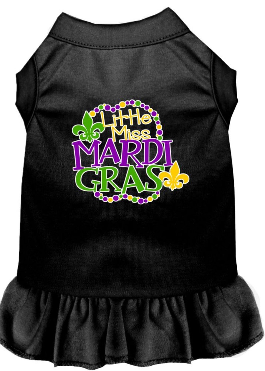 Pet Apparel (Continued) Mirage Pet Products | Miss Mardi Gras Screen Print Dress