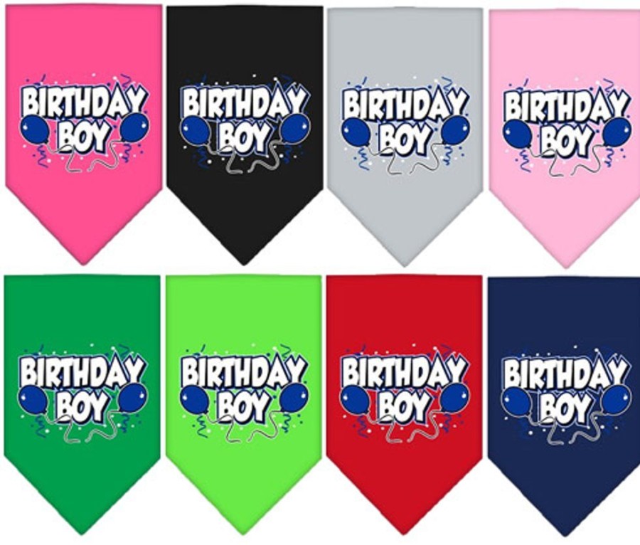 Special Occasion & Holiday Mirage Pet Products | Birthday Boy Screen Print Bandana