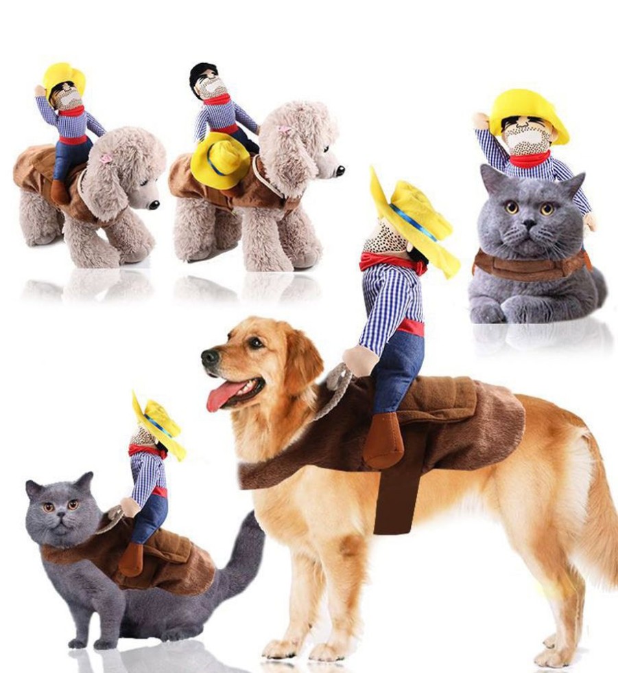 Pet Apparel (Continued) Pet Life | Yeepaw' Cowboy Pet Holiday Dog Costume