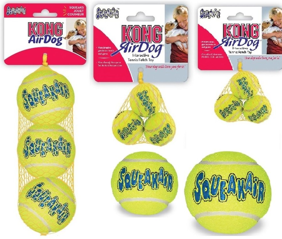 Toys & Playthings KONG® | Kong® Airdog® Squeaker Tennis Ball