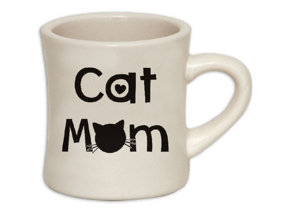 For The Home dog speak | Cat Mom - Coffee Mug