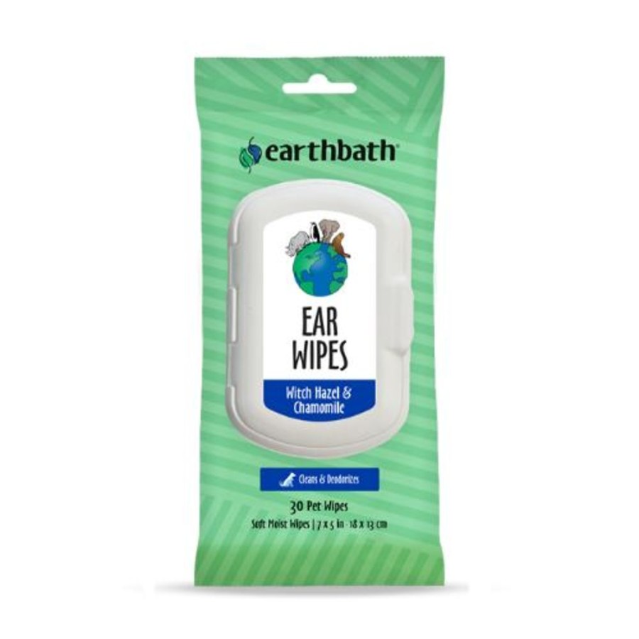 Grooming & Shampoos earthbath® | Earthbath® Ear Wipes, 30 Ct