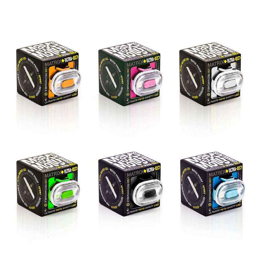 Health & Safety Max & Molly | Ultra Bright Usb Charged Led Pet Light - Individual Cube Lights