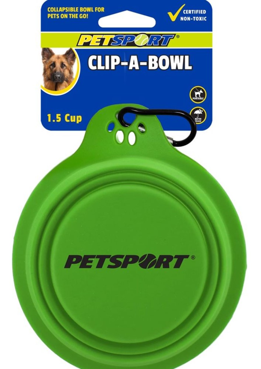 Travel PetSport | Clip-A-Bowl Collapsible Travel Bowl 1.5 Cup