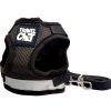 For Cats & Other Critters Travel Cat | The True Adventurer Reflective Harness & Leash - Black