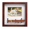 For The Home Pearhead™ | Pawprints Pet Collar Frame, Espresso