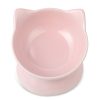 Bowls & Feeding Supplies Park Life Designs | Oscar Tilt Cat Dish Pink