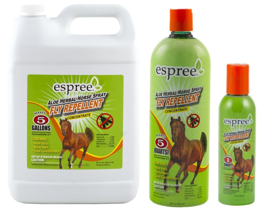 For Cats & Other Critters Espree | Espree Aloe Herbal Fly Horse Spray, 5:1 Concentration