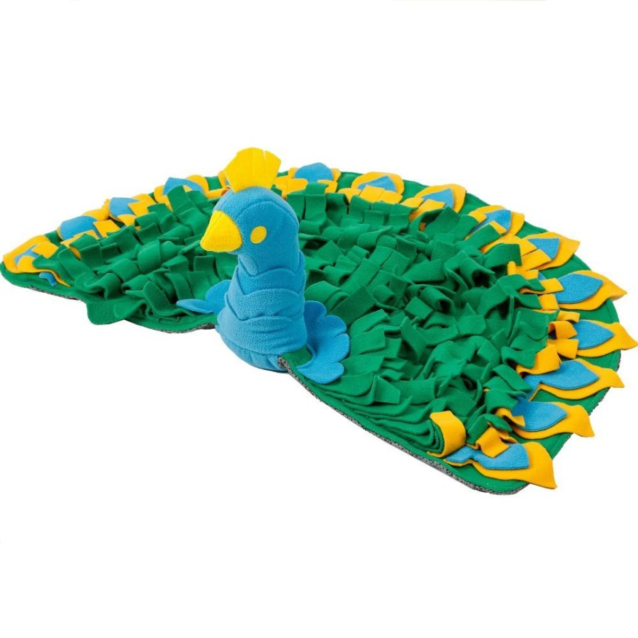 Bowls & Feeding Supplies Injoya | Peacock Snuffle Mat