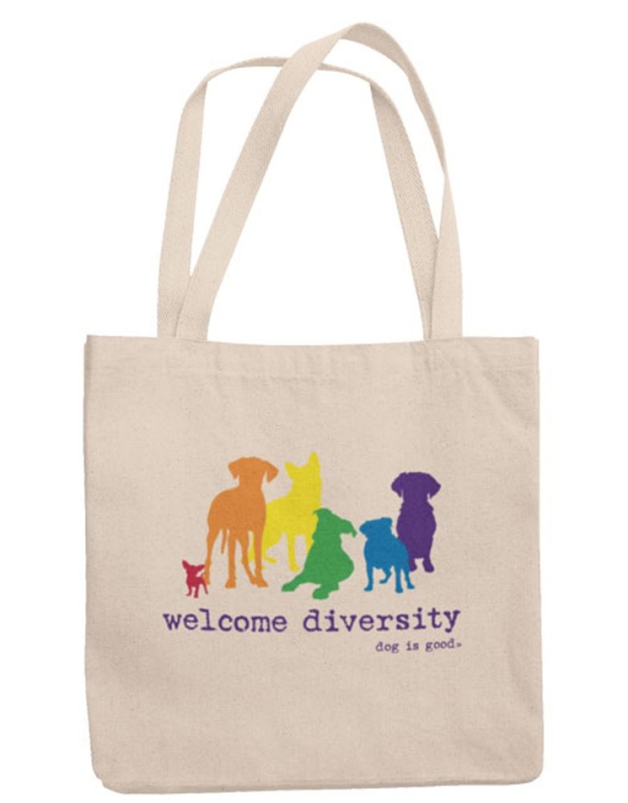 Stuff For Humans Dog is Good® | Tote: Welcome Diversity