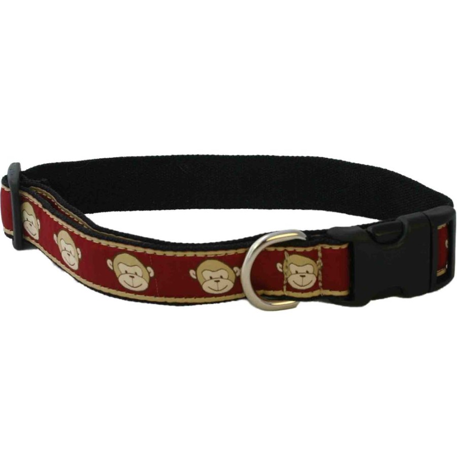 Collars, Leads & Accessories Good Dog Company | Hemp Collars, Leashes Monkey Garnet