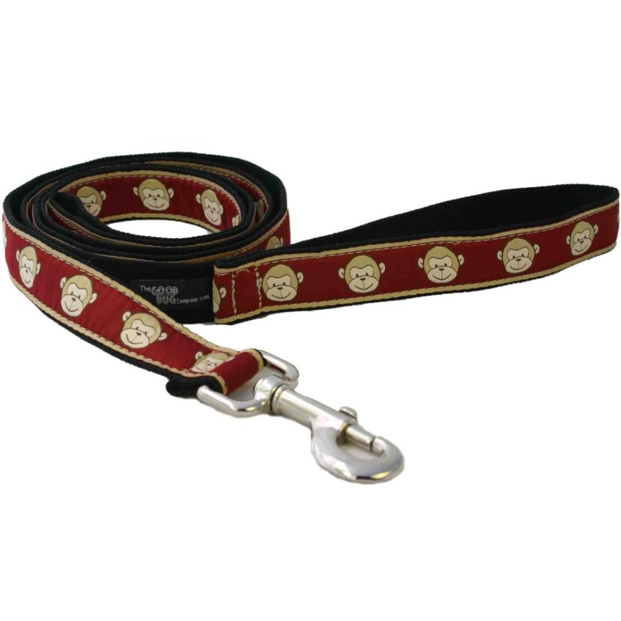 Collars, Leads & Accessories Good Dog Company | Hemp Collars, Leashes Monkey Garnet