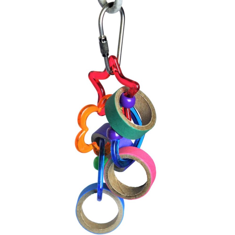 For Cats & Other Critters A&E Vitapol | A&E Cages Happy Beaks Keet Rings Bird Toy One Size