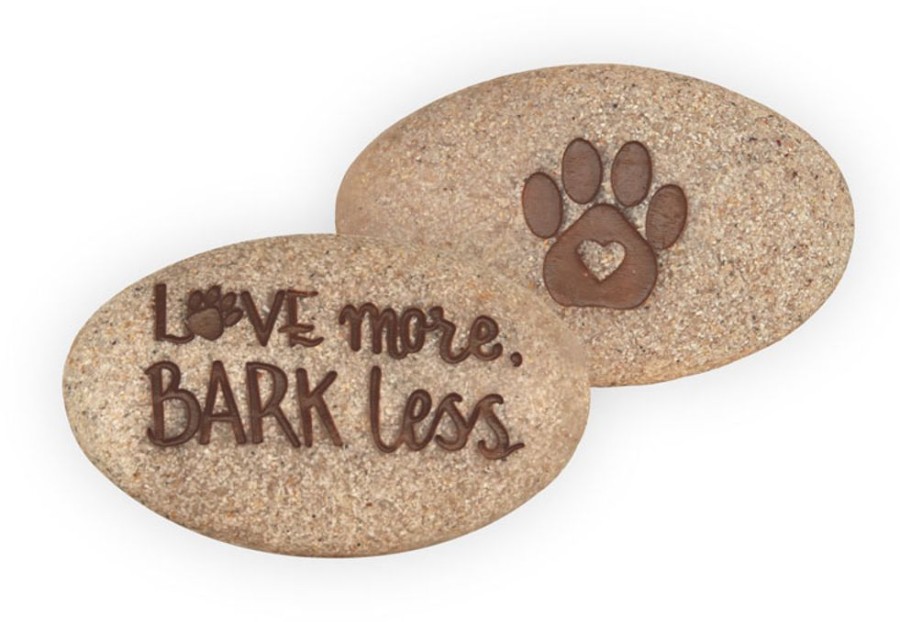 Special Occasion & Holiday AngelStar | Love More Bark Less Pawsitive Stone